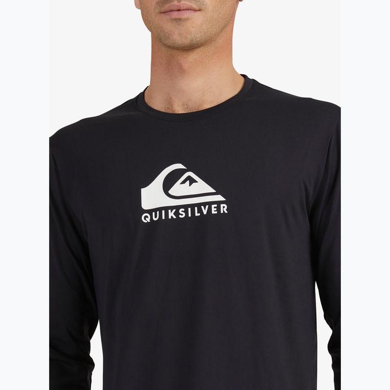 Лонгслів для плавання чоловічий Quiksilver Solid Streak black 4