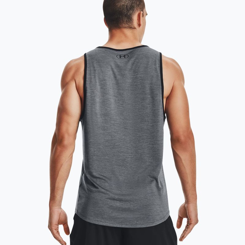 Майка тренувальна чоловіча Under Armour Tech 2.0 Tank сіра 1328704 2
