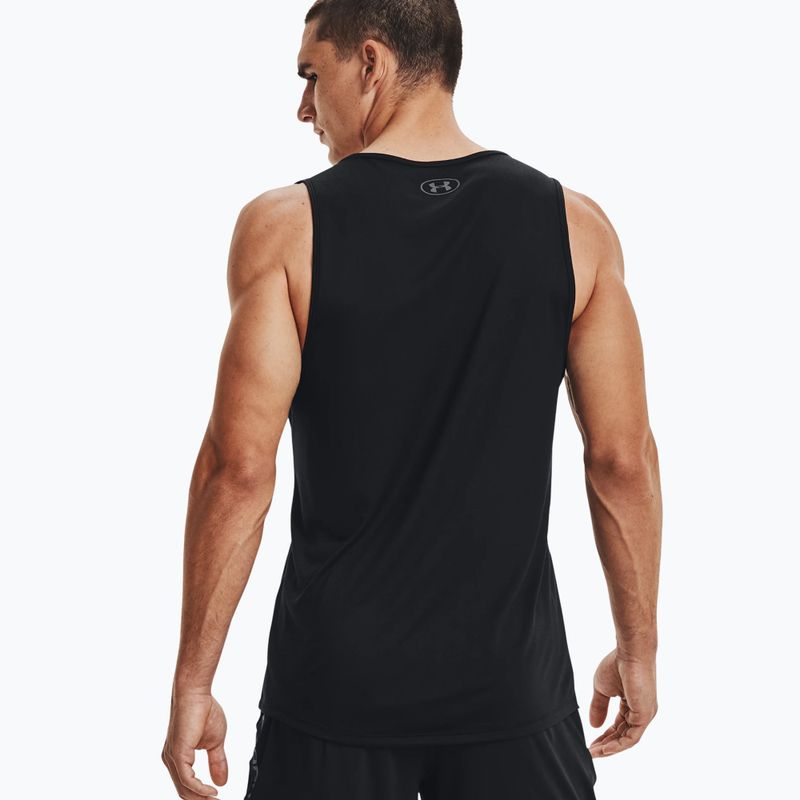 Майка тренувальна чоловіча Under Armour Tech 2.0 Tank чорна 1328704 2