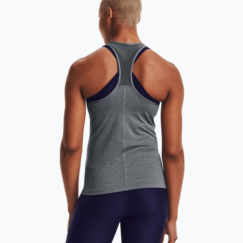 Майка тренувальна жіноча Under Armour HG Armour Racer Tank сіра 1328962-012 2