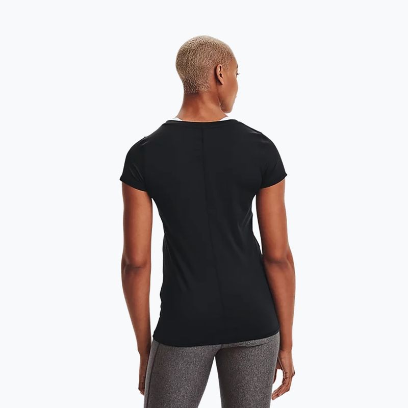 Футболка тренувальна жіноча Under Armour UA HG Armour SS чорна 1328964 3