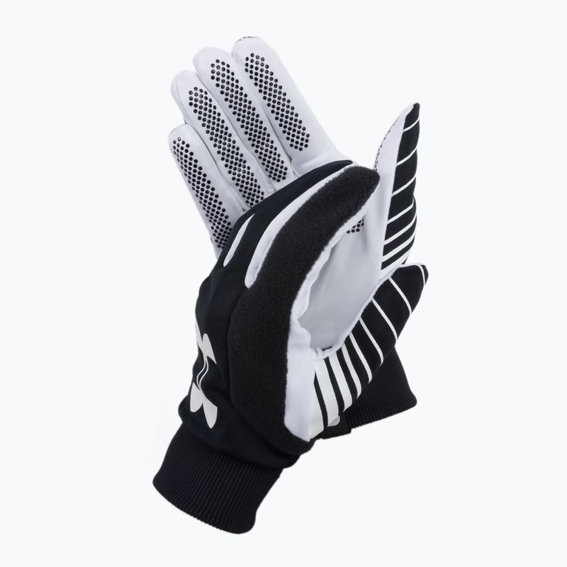 Рукавиці футбольні чоловічі Under Armour Field Player'S 2.0 чорно-білі 1328183-001