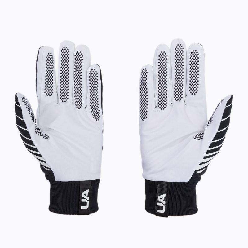 Рукавиці футбольні чоловічі Under Armour Field Player'S 2.0 чорно-білі 1328183-001 2