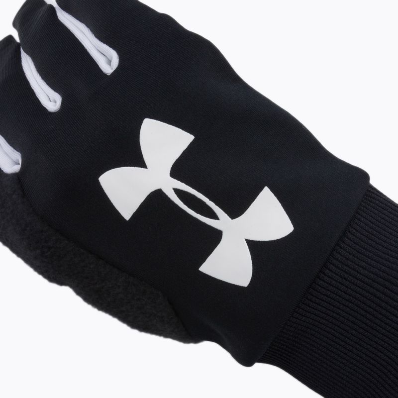 Рукавиці футбольні чоловічі Under Armour Field Player'S 2.0 чорно-білі 1328183-001 4