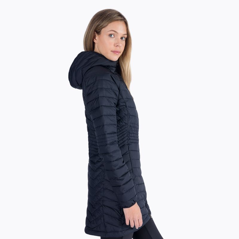 Пуховик жіночий Columbia Powder Lite Mid black 2