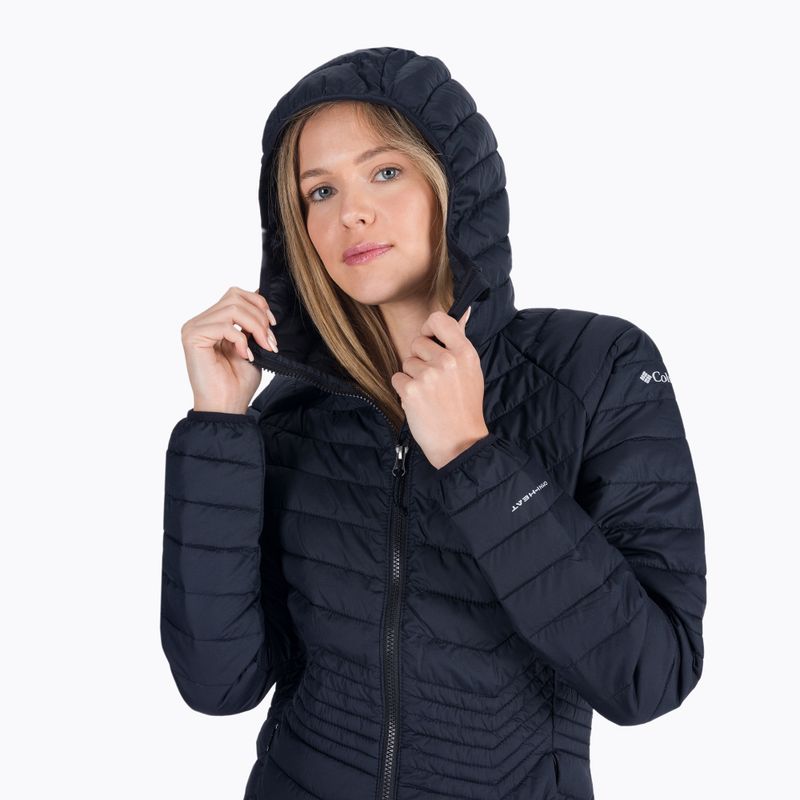Пуховик жіночий Columbia Powder Lite Mid black 6