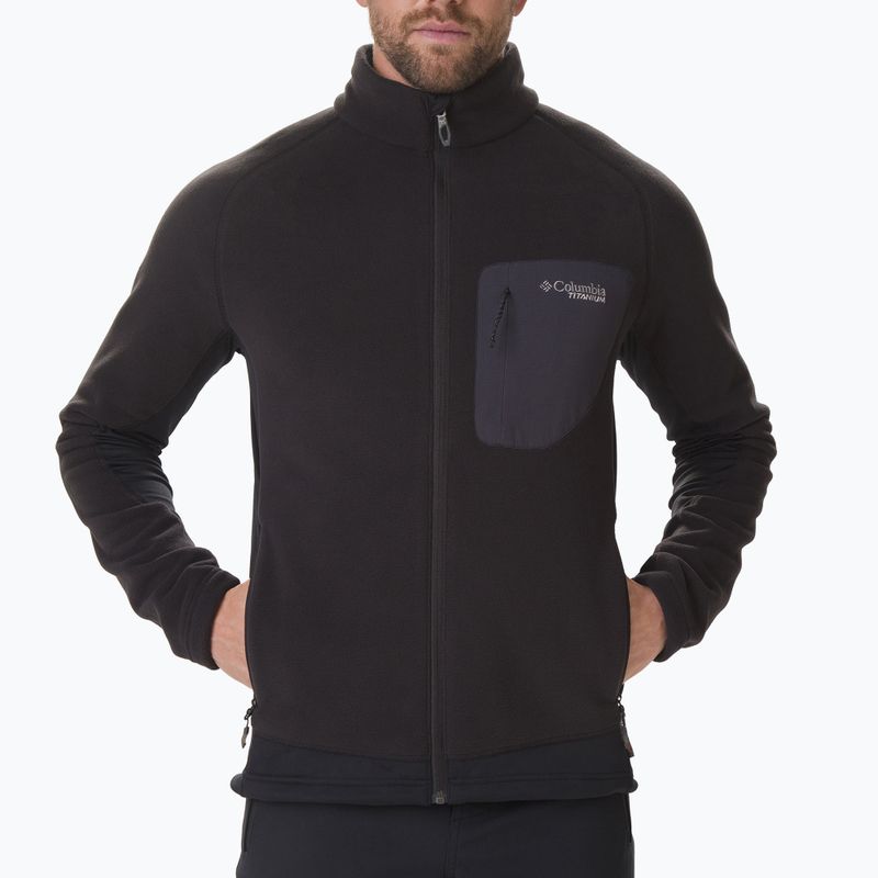 Кофта трекінгова чоловіча Columbia Titan Pass 2.0 II black