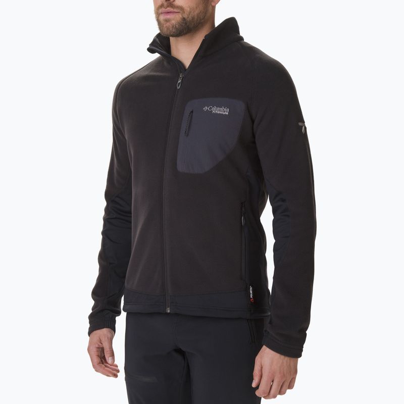 Кофта трекінгова чоловіча Columbia Titan Pass 2.0 II black 2