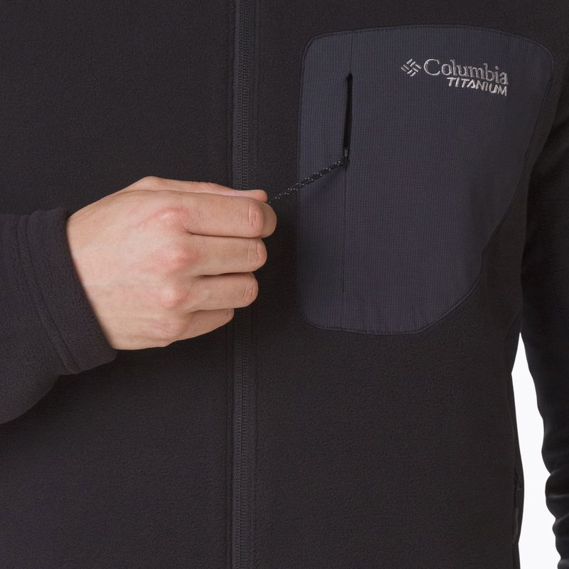 Кофта трекінгова чоловіча Columbia Titan Pass 2.0 II black 4