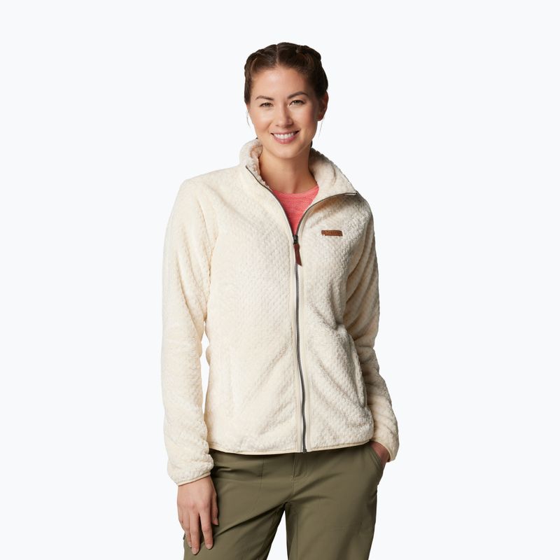 Кофта жіноча Columbia Fire Side II Sherpa Full Zip chalk
