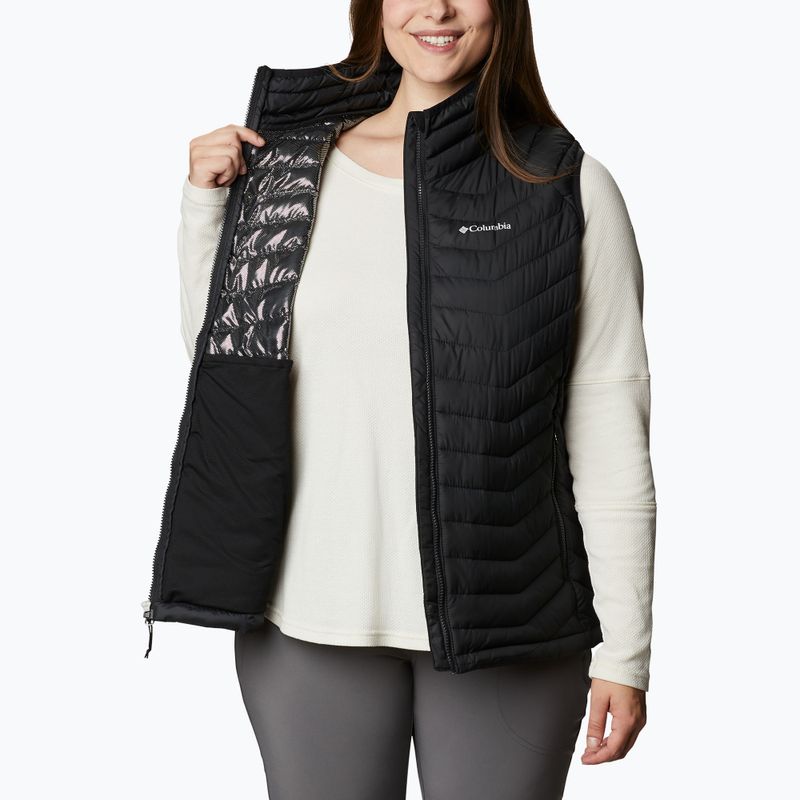 Жіноча трекінгова безрукавка Columbia Powder Lite чорна 4