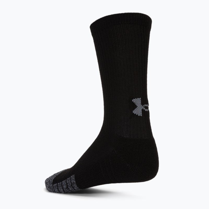 Шкарпетки спортивні чоловічі Under Armour Heatgear Crew 3 пари чорні 1346751 3