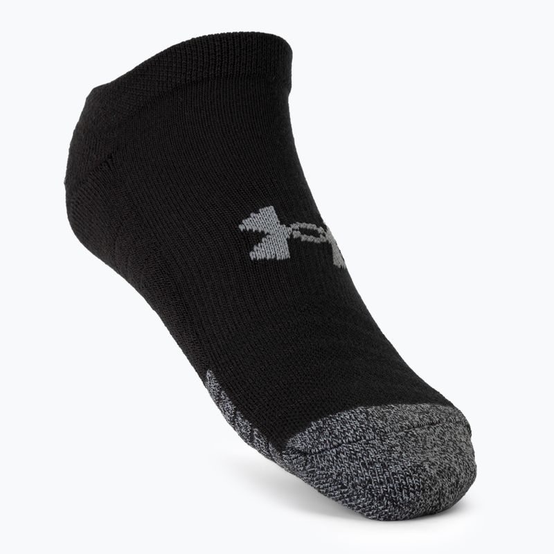 Шкарпетки спортивні Under Armour Heatgear No Show 3 пари чорні 1346755 2