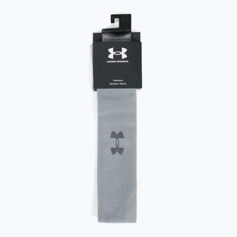 Пов'язка на голову жіноча Under Armour Jacquard Perfect сіра UAR-1347153035 2