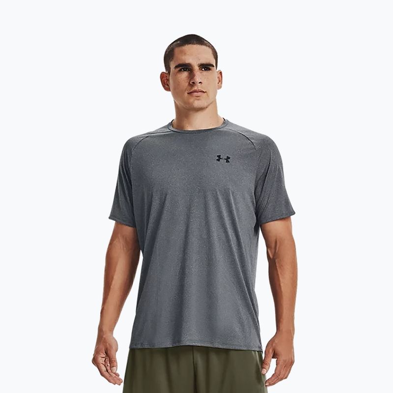 Футболка тренувальна чоловіча Under Armour UA Tech 2.0 SS Tee Novelty сіра 1345317 7