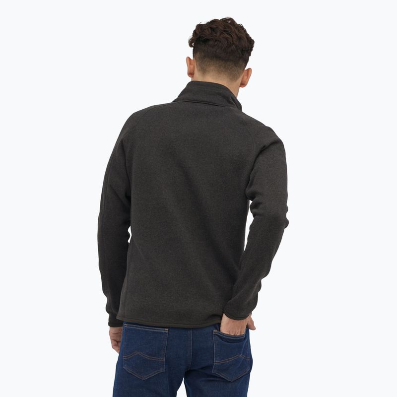 Чоловічий світшот Patagonia Better Sweater Флісовий трекінговий світшот чорний 2