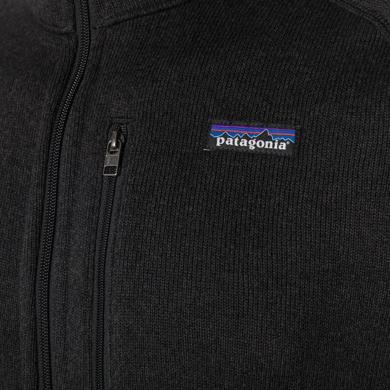 Чоловічий світшот Patagonia Better Sweater Флісовий трекінговий світшот чорний 5