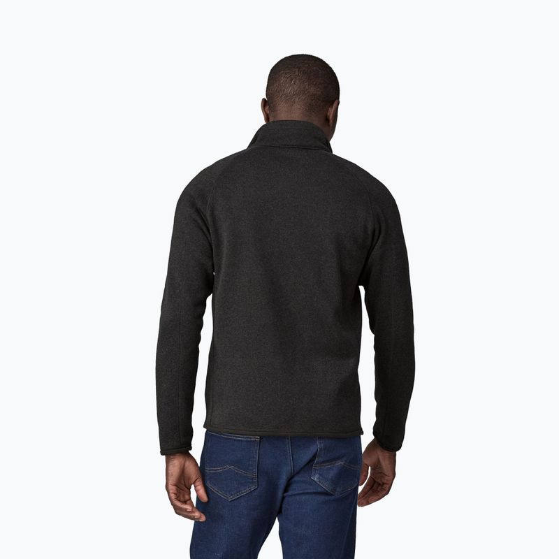 Чоловічий світшот Patagonia Better Sweater Флісовий трекінговий світшот чорний 3