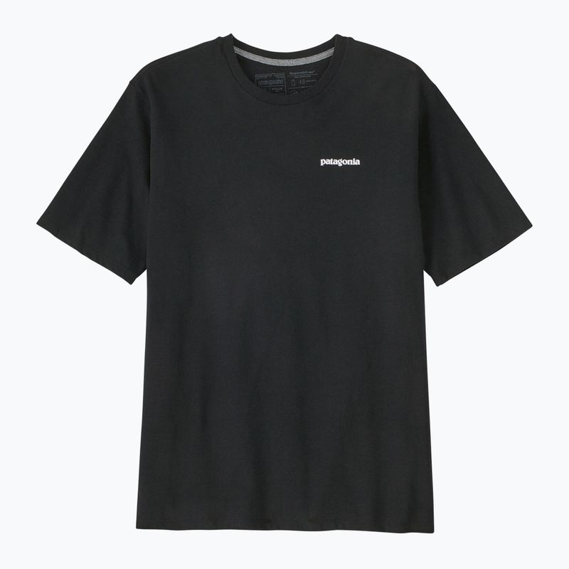 Чоловіча трекінгова футболка Patagonia P-6 Logo Responsibili-Tee чорна 5