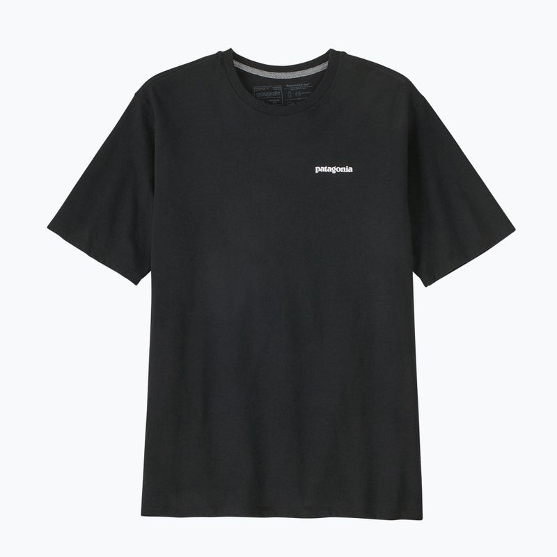 Чоловіча трекінгова футболка Patagonia P-6 Logo Responsibili-Tee чорна 5