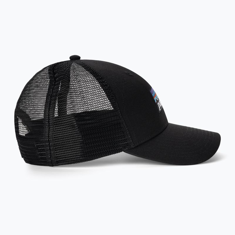 Бейсболка Patagonia P-6 Logo LoPro Trucker black 2