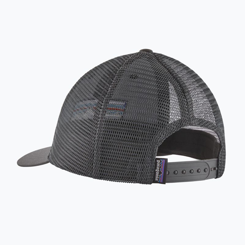 Бейсболка Patagonia P-6 Logo LoPro Trucker кузня сіра 2
