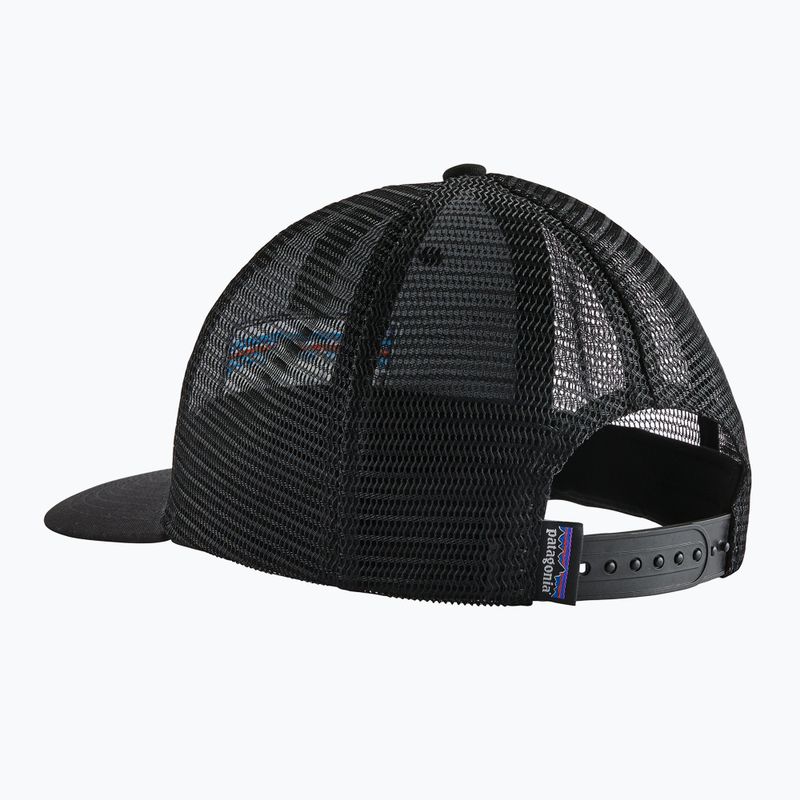 Кепка Patagonia P-6 Logo Trucker чорна 2