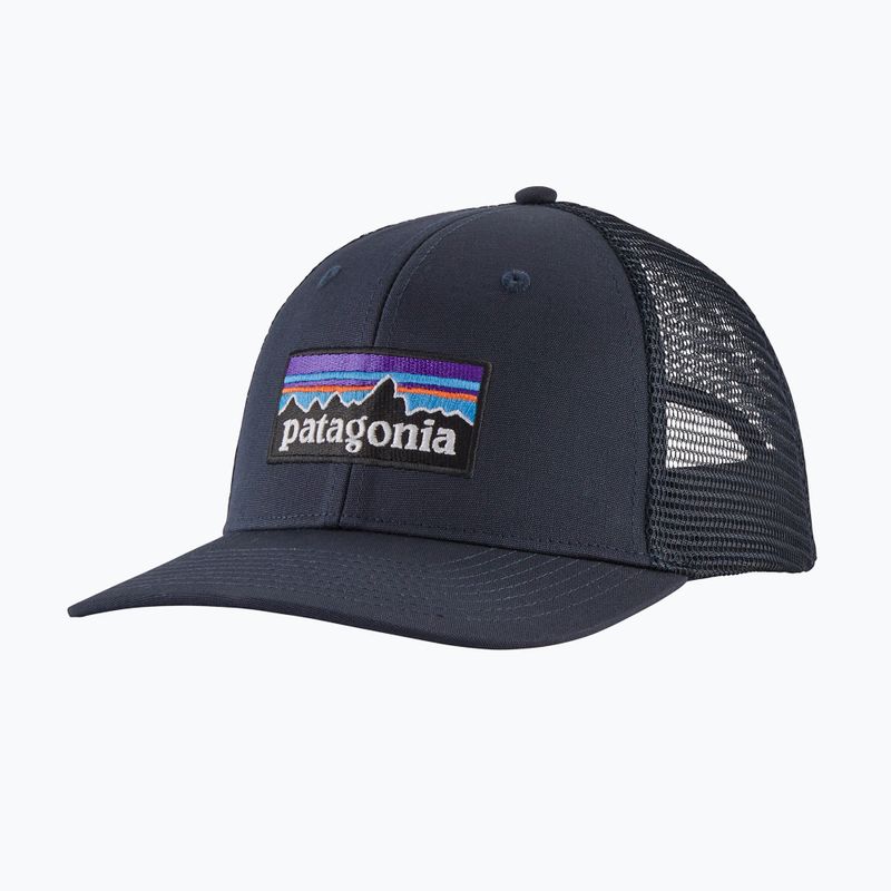 Бейсболка Patagonia P-6 Logo Trucker navy blue