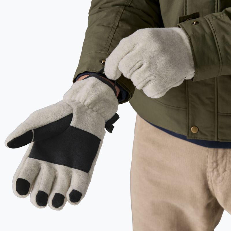 Рукавиці трекінгові Patagonia Synch oatmeal heather 4