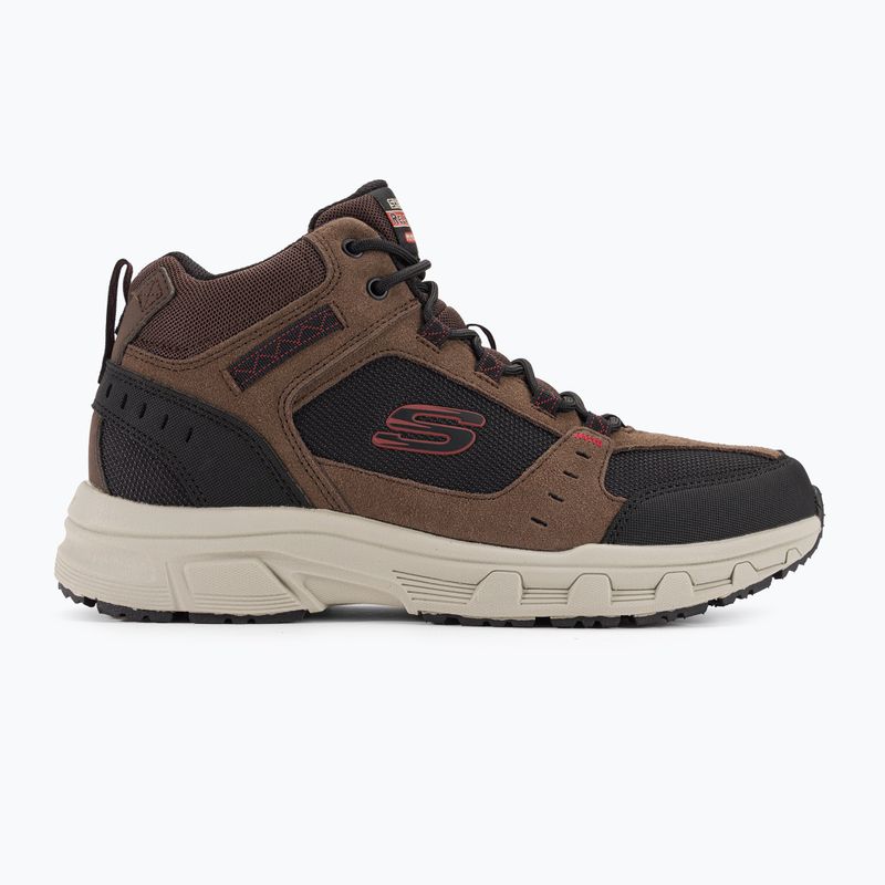 Чоловічі трекінгові черевики SKECHERS Oak Canyon Ironhide шоколадні 2