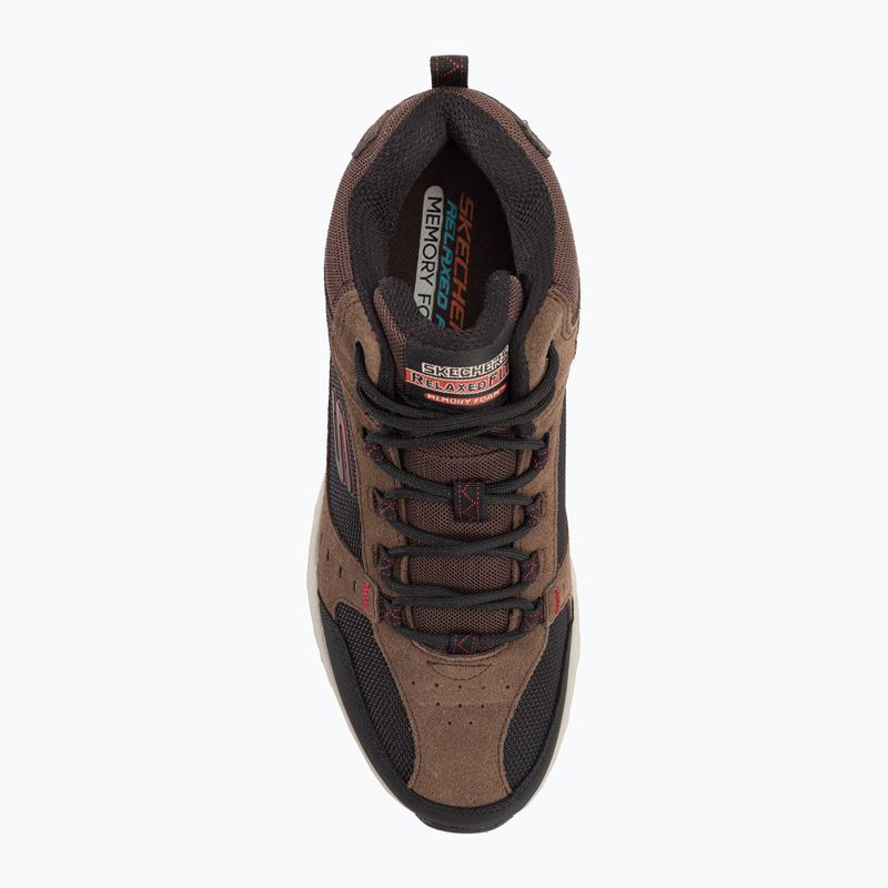 Чоловічі трекінгові черевики SKECHERS Oak Canyon Ironhide шоколадні 6