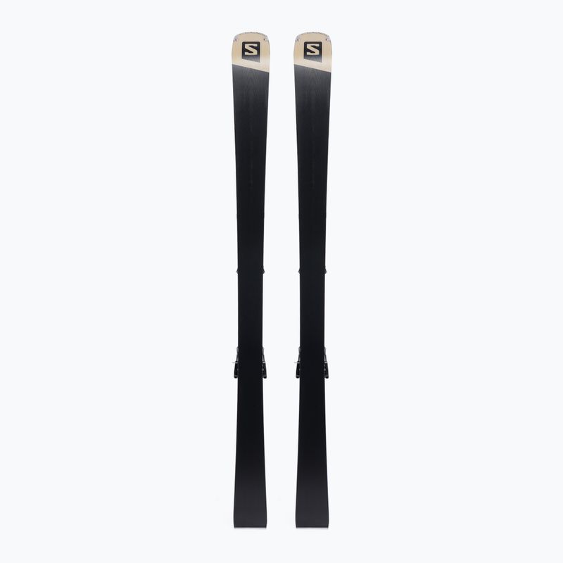 Лижі гірські Salomon S Force Ti Bold + Z12 чорні L41675400 3