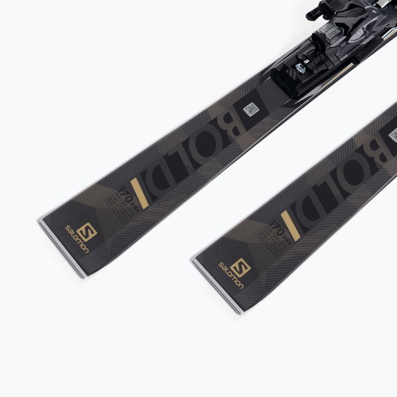 Лижі гірські Salomon S Force Ti Bold + Z12 чорні L41675400 9