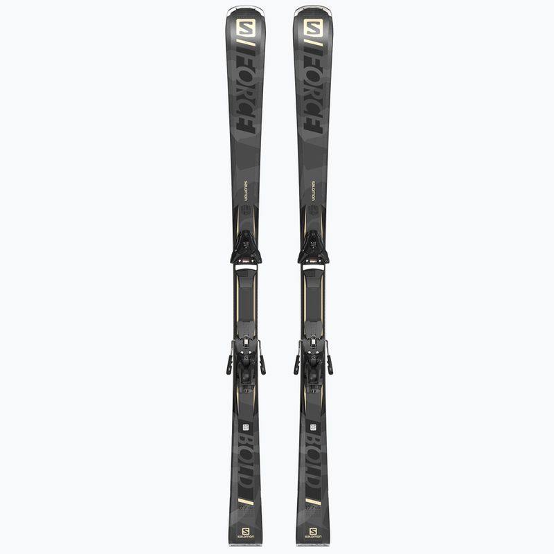 Лижі гірські Salomon S Force Ti Bold + Z12 чорні L41675400 10