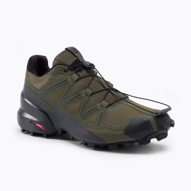 Кросівки для бігу чоловічі Salomon Speedcross 5 Wide grape leaf/black