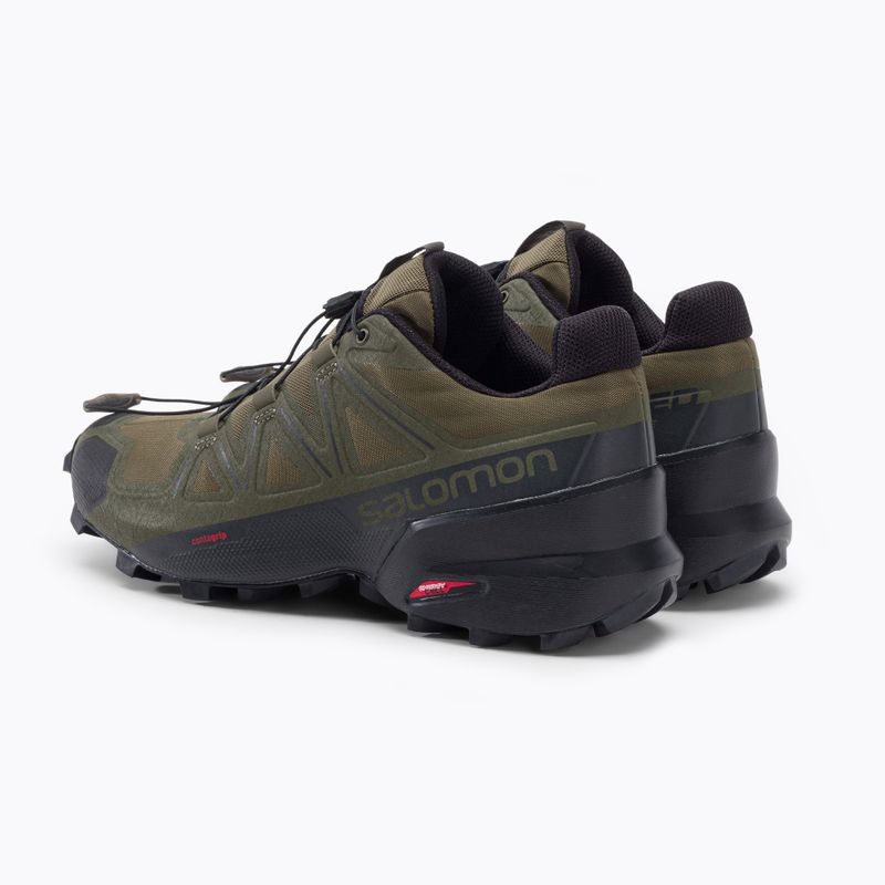 Кросівки для бігу чоловічі Salomon Speedcross 5 Wide grape leaf/black 3