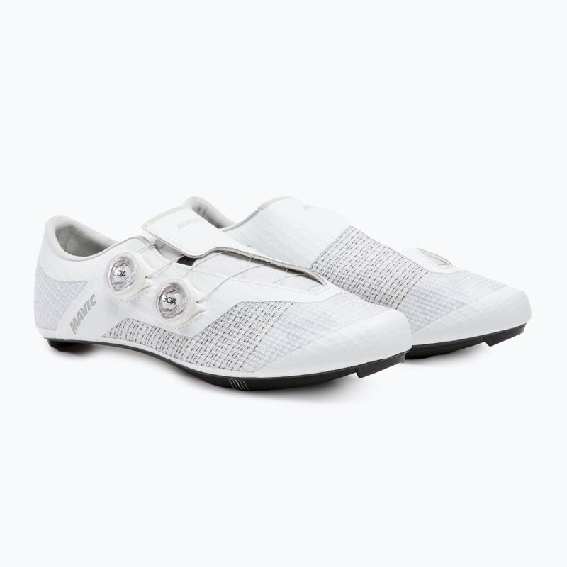 Кросівки велосипедні шосе чоловічі Mavic Tretry Cosmic Ultimate III glacier gray/white/black 4
