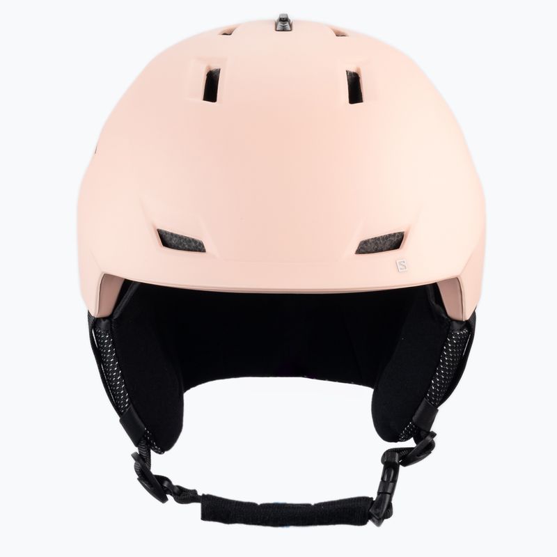 Шолом лижний жіночий  Salomon Icon Lt рожевий L41160500 2