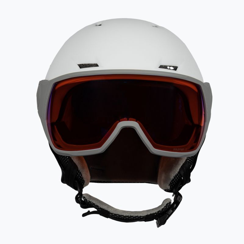 Шолом лижний жіночий  Salomon Icon Lt Visor білий L41199700 2