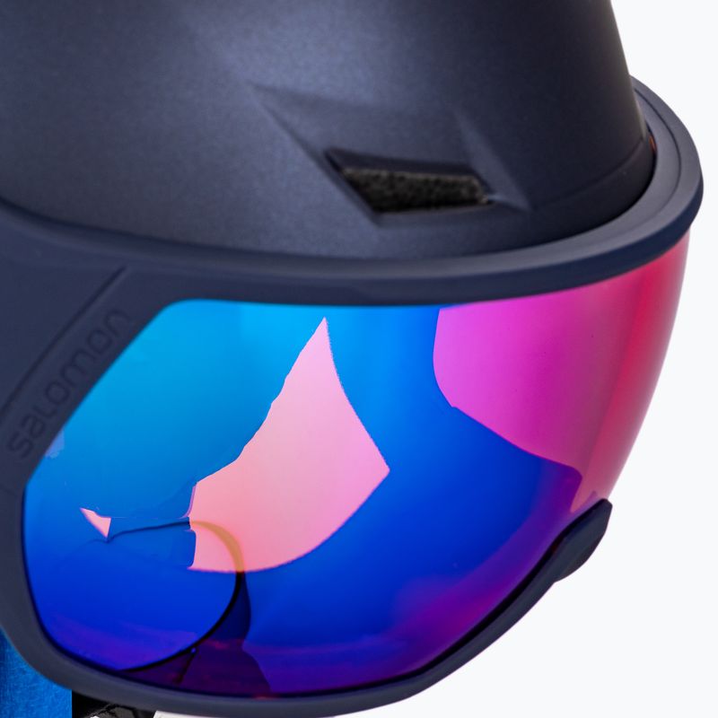 Шолом лижний жіночий Salomon Icon Lt Visor темно-синій L41199800 6