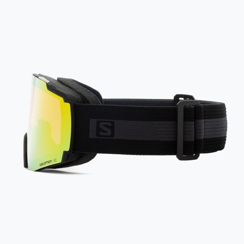 Маска лижна Salomon S/View black brand/mid red L41153100 4