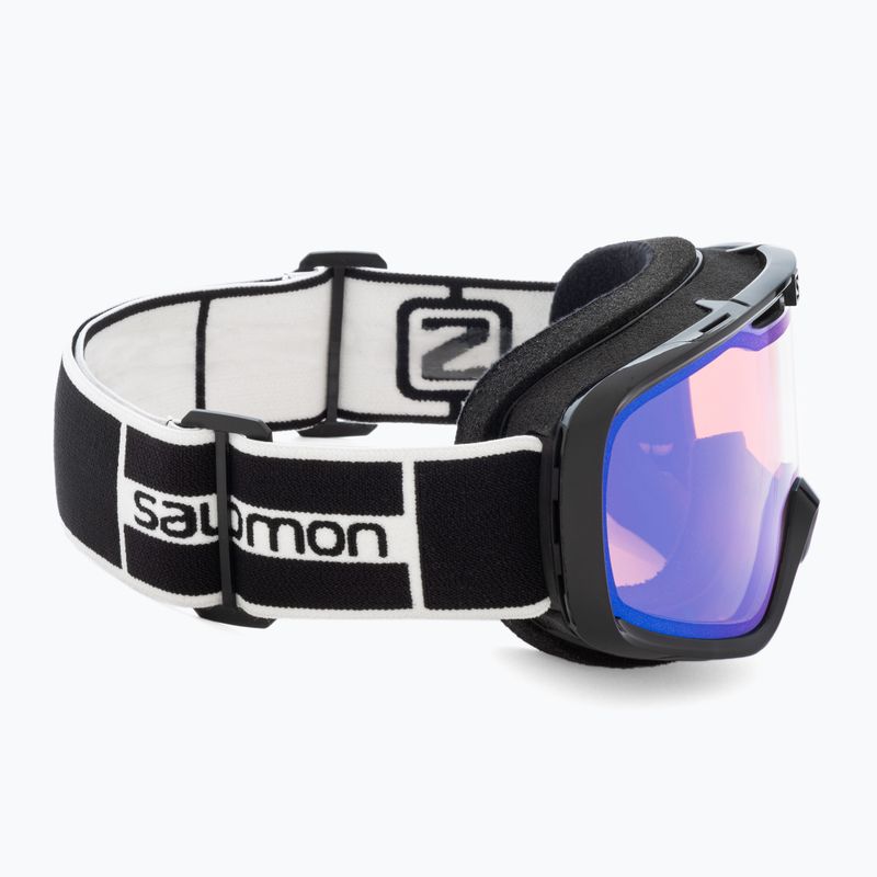 Маска лижна Salomon Aksium Photo black/aw blue L41150800
