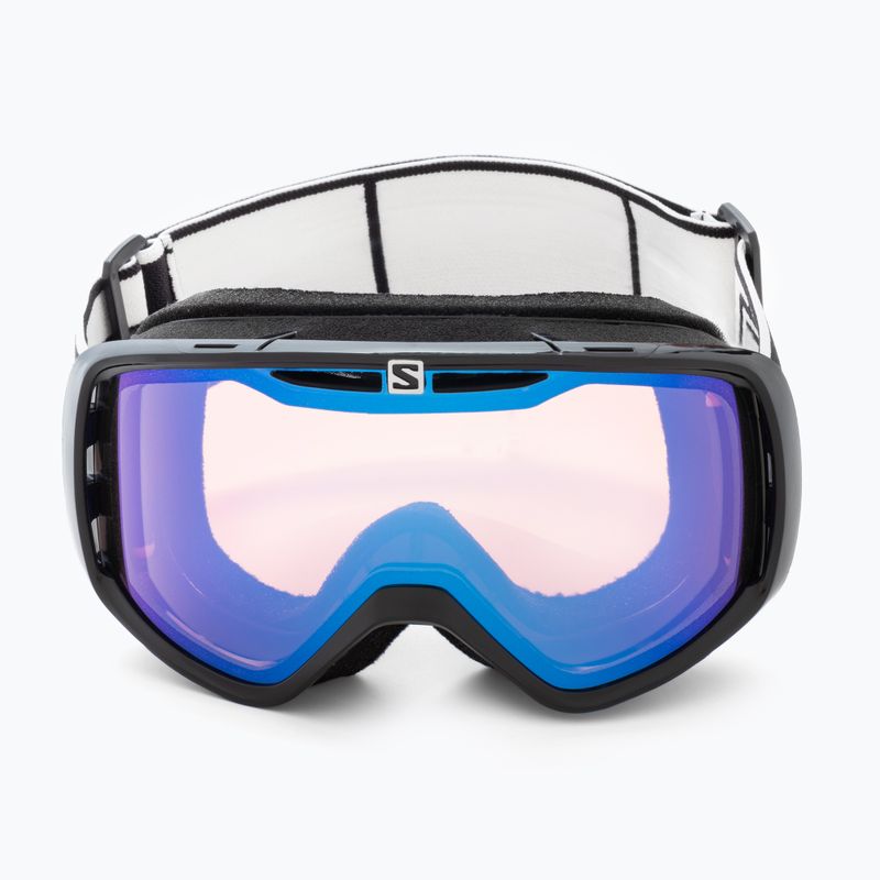 Маска лижна Salomon Aksium Photo black/aw blue L41150800 2