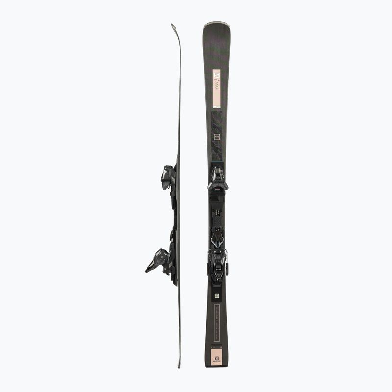 Лижі гірські жіночі Salomon S/Max W 10 + M11 GW чорні L41135000/L4113210010 2