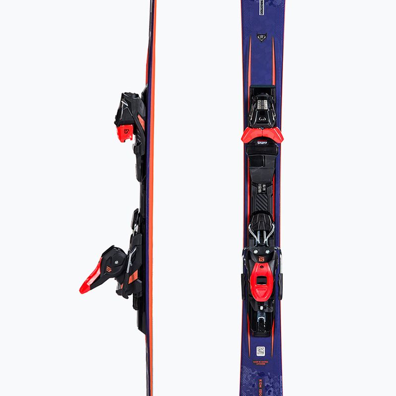 Лижі гірські жіночі  Salomon S/Force Fever + M11 GW темно-сині L41135500/L4113230010 5