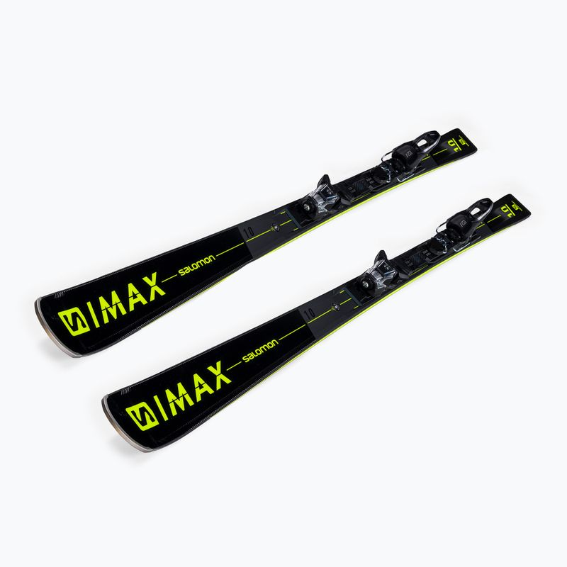 Лижі гірські чоловічі Salomon S/Max 10 + M11 GW чорні L41134300/L4146900010 4