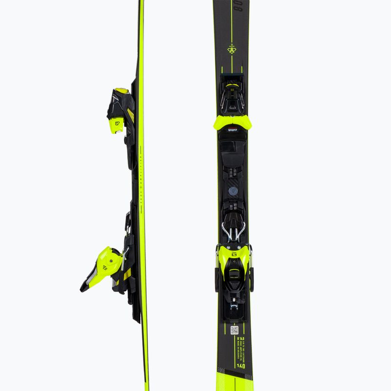Лижі гірські чоловічі Salomon S/Max 8 + M11 GW сірі L41134400/L4113200010 4