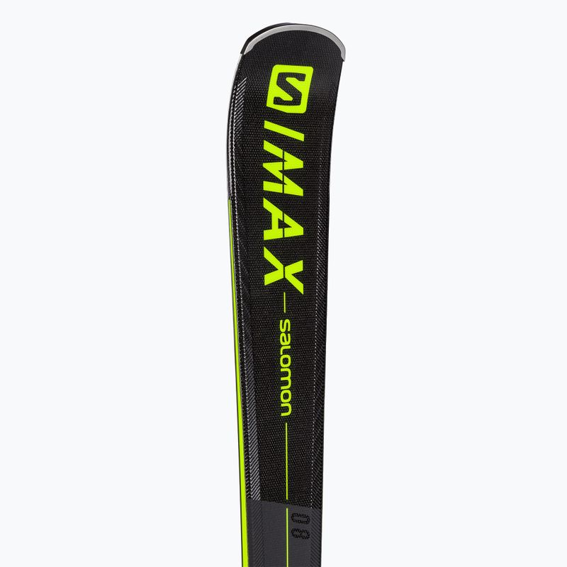 Лижі гірські чоловічі Salomon S/Max 8 + M11 GW сірі L41134400/L4113200010 6
