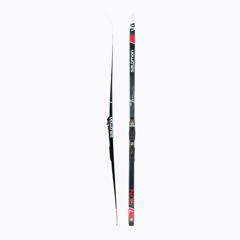 Лижі бігові Salomon Aero 7 Eskin + Prolink Access чорно-червоні L412131PM 2
