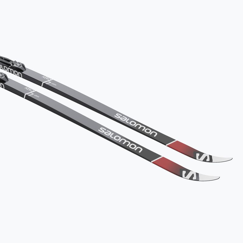 Лижі бігові Salomon Aero 7 Eskin + Prolink Access чорно-червоні L412131PM 11